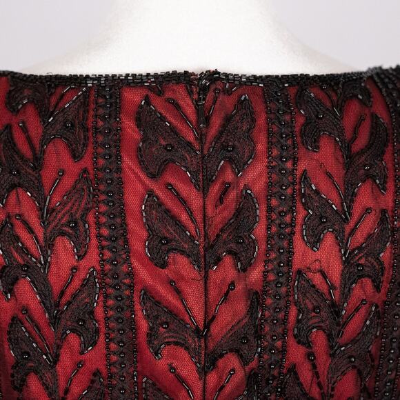 Vintage Laurence Kazar Beaded Top LARGE Whimsigoth Cocktail Evening Romantic - Picture 8 of 10